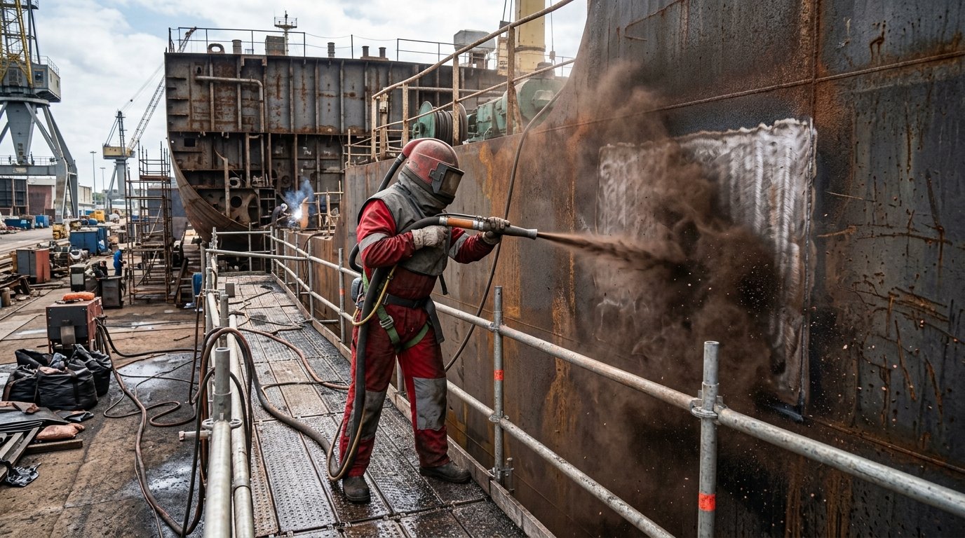 Copper Slag Abrasive Blasting: Achieving SA 2.5 Cleanliness for Steel Structures